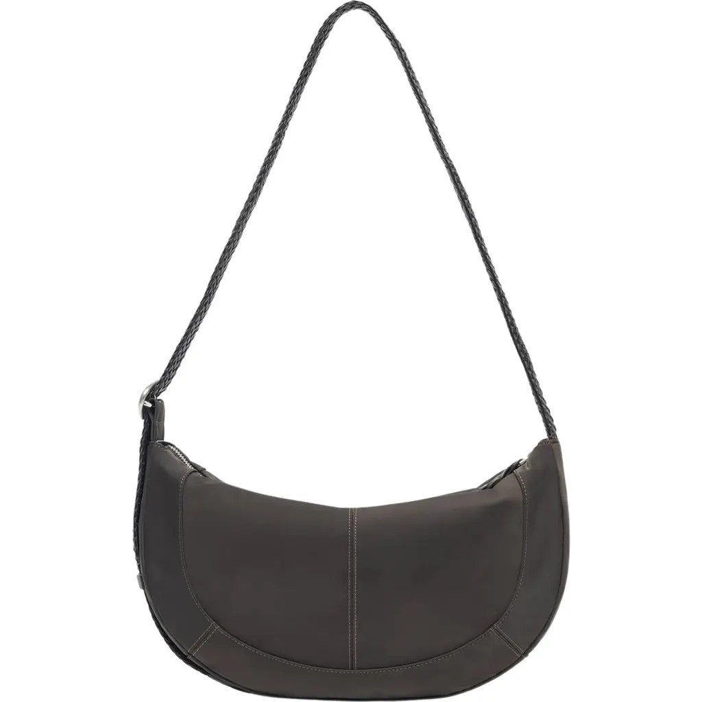 Oryany Braid Faux Leather Crossbody Bag in Smoky Brown at Nordstrom Rack | Nordstrom Rack