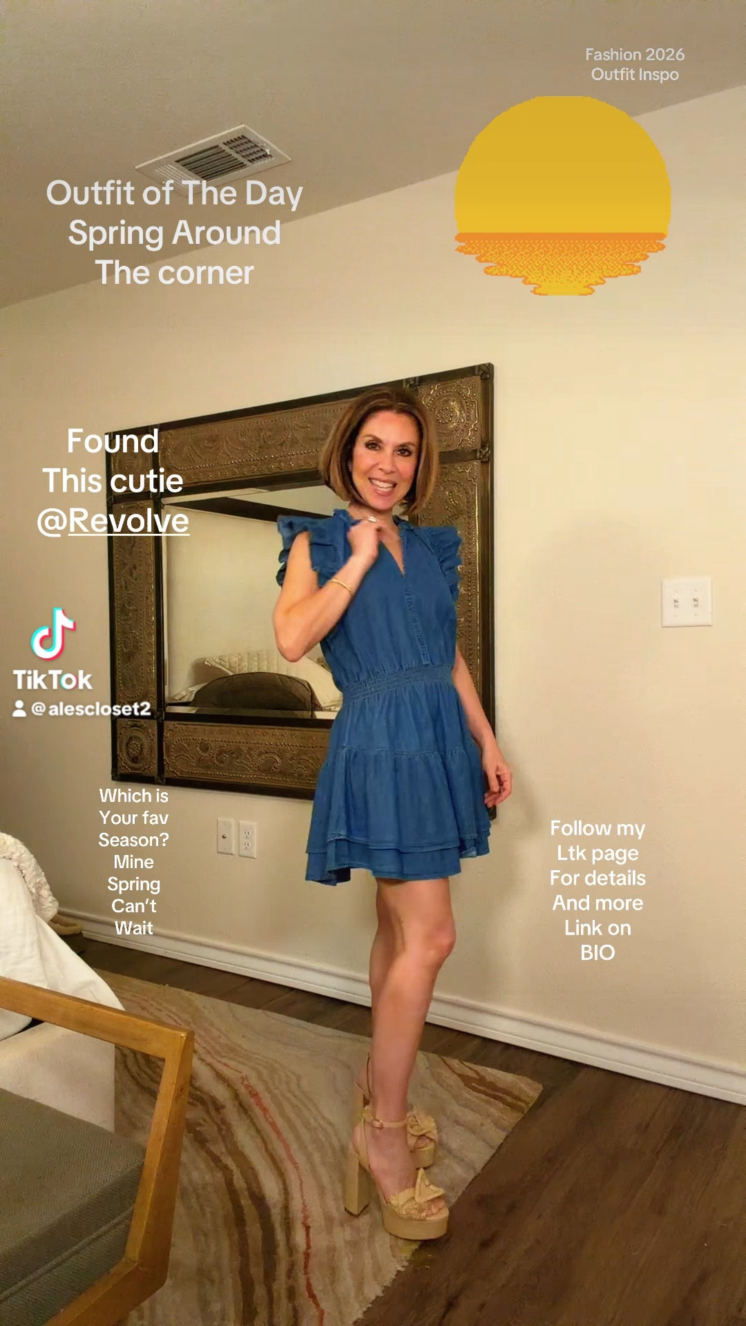 Spring is around the corner and I found the cutest little denim dress 🤍

This Steve Madden dress from Revolve is one of those pieces I already know I’ll wear on repeat. I’m wearing a size small — I could have done the XS, but I wanted it a little looser and slightly longer, and the small is perfect for that fit.

It’s so versatile and comfortable… you can dress it up with heels like I did, or keep it casual with flats or sneakers. Truly one of those easy pieces that works for almost any occasion.

If you’ve been looking for a great denim dress, I definitely recommend trying this one ✨
Linked below.



#SteveMaddenDress
#RevolveStyle
#DenimDress
#SpringStyle2026
#WardrobeStaples
#EverydayChic
#VersatileStyle
#LTKStyle



#LTKOver40 #LTKSeasonal