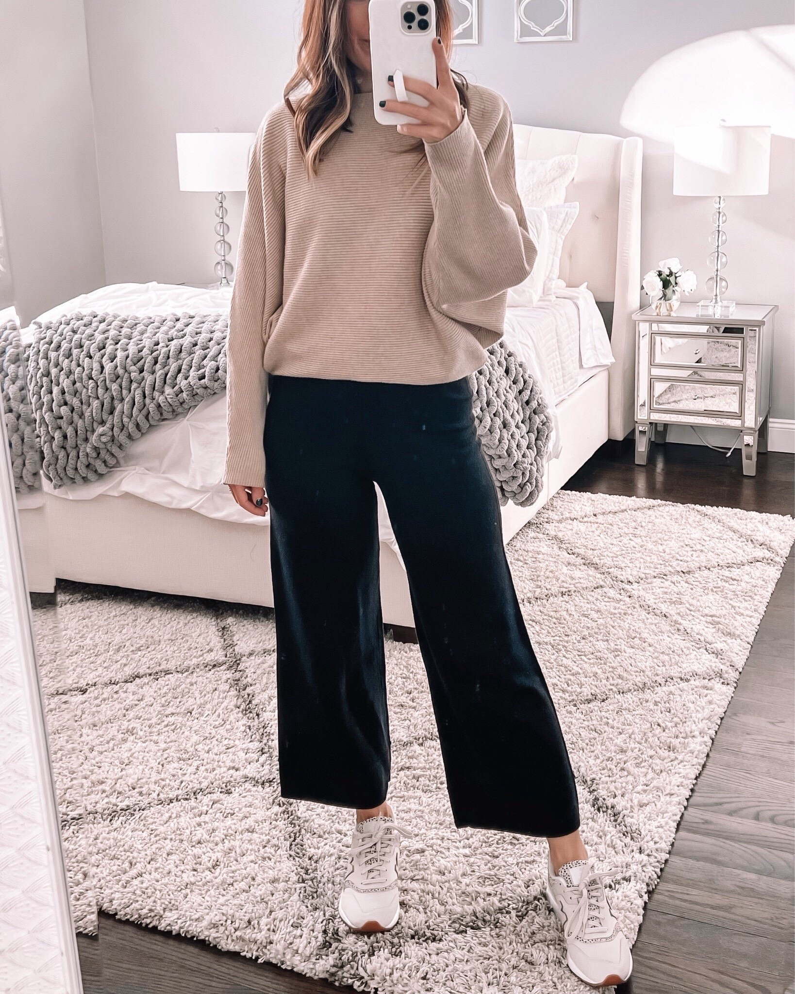Cropped wide leg sweater pants from Amazon. I love these so comfy wearing size small! 🙌🏻#LTKStyleTip 

Follow my LTK @mrscasual on the @shop.LTK app to view this post and get my exclusive app-only content!

#LTKFindsUnder50 #LTKSeasonal #LTKOver40