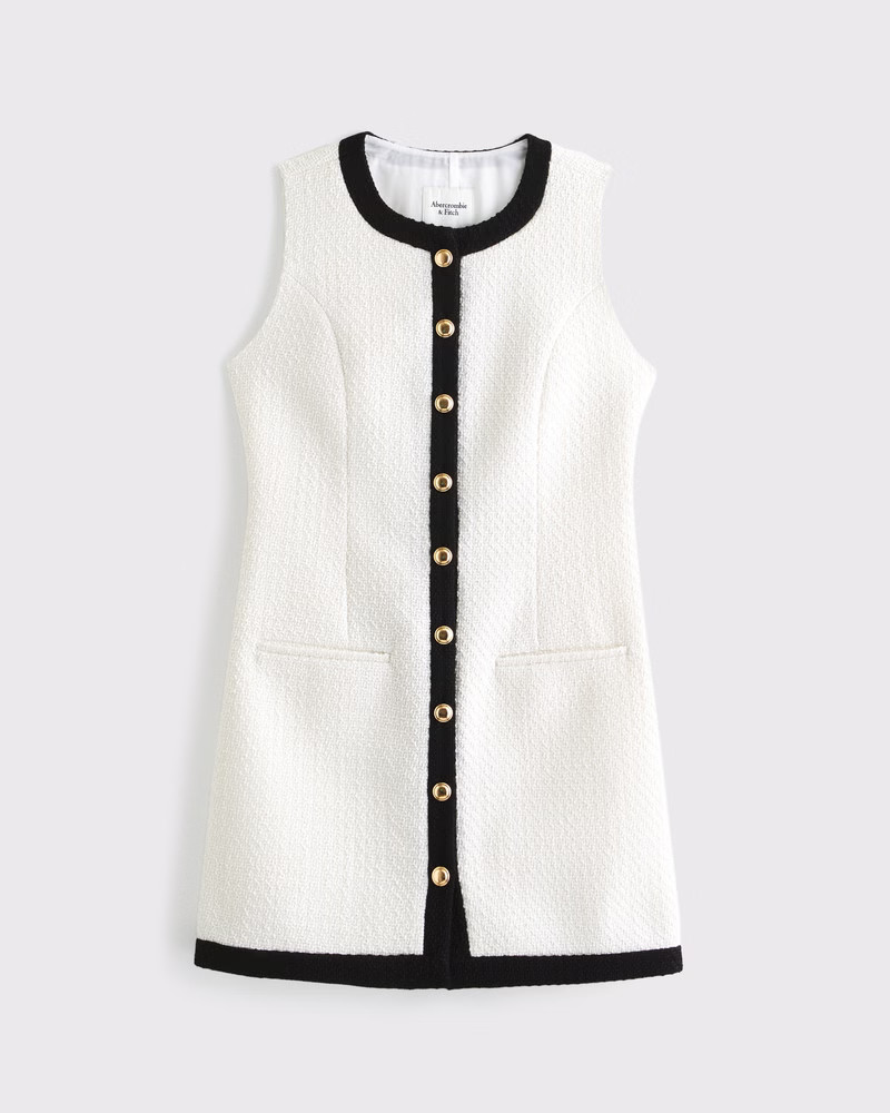 Women's The A&F Mara Tweed Mini Dress | Women's Dresses & Jumpsuits | Abercrombie.com | Abercrombie & Fitch (US)