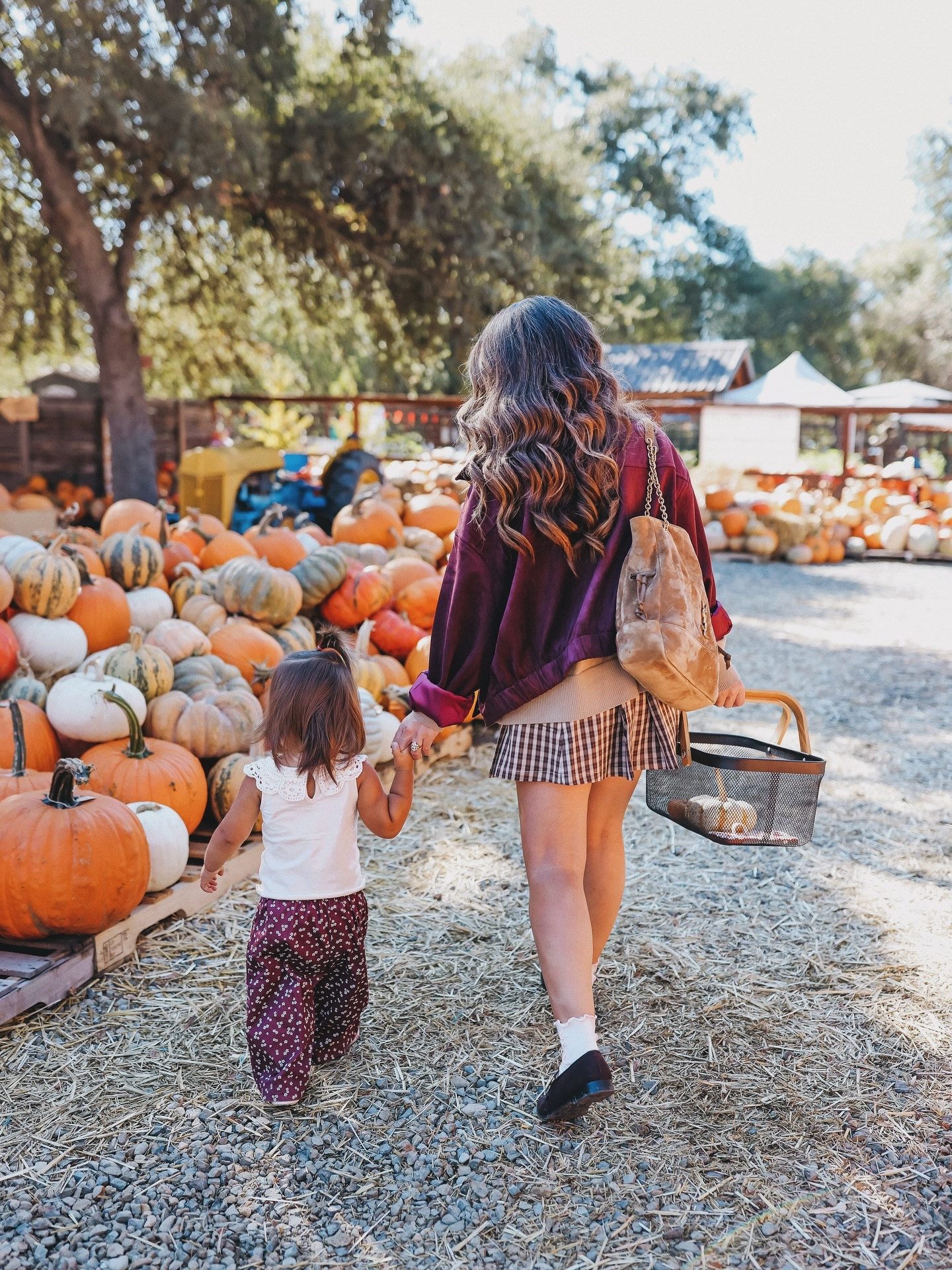 PUNKIN PATCH!! 🎃✨

Spent our Sunday at one of our favorite local pumpkin patches and sis was living her best life! Her current favorite words are PUNKIN and TRASH. 🤣 It’s been so fun watching her discover new things and I swear she’s learning new words everyday. 18 months has definitely been one of my favorite ages… 🥹🤍 

Our outfits would be so cute for any coordinating mommy & me photos you have coming up. Loving the gingham skirt & suede trends right now! Also, my shoes are under $20 and a new fav!! Love an affordable find.

#pumpkinpatchoutfit #pumpkinpatchfun #falloutfitideas