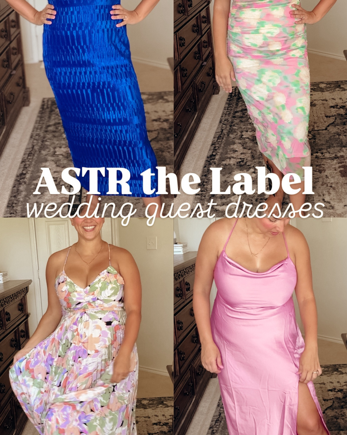 Wedding guest dress try-on 💙 all are from ASTR the label and I’m in a large for all of them! 

Wedding
Fall wedding
Fall dress
Blue dress
Cocktail attire
Flowy dress 
Strapless dress
Pink dress
Slip dress

#LTKSeasonal #LTKWedding #LTKMidsize