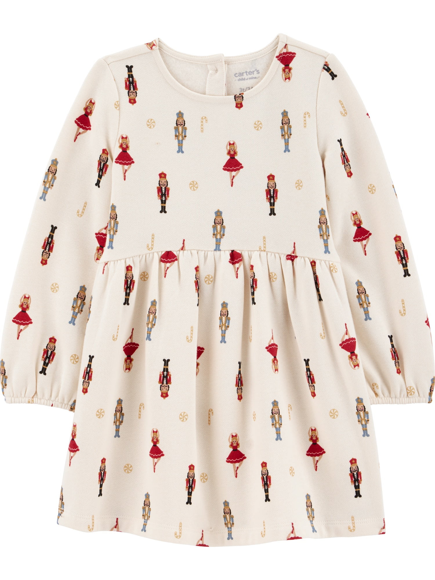 Carter's Child of Mine Baby and Toddler Girl Holiday Dress, Sizes 12M-5T | Walmart (US)