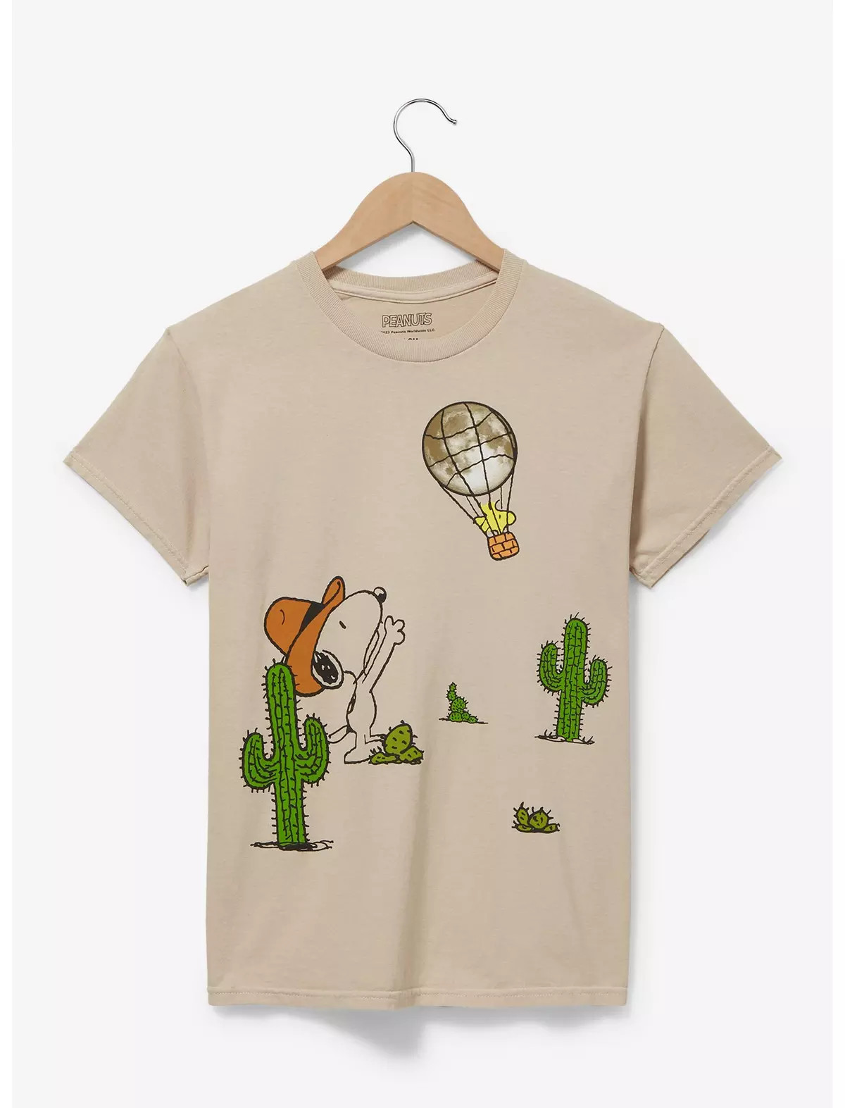 Peanuts Snoopy & Woodstock Western Portrait Women's T-Shirt - BoxLunch Exclusive | BoxLunch