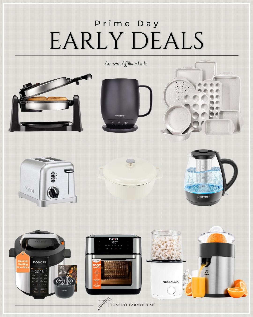 Prime Day is the best time to upgrade the kitchen essentials you use every day! From air fryers and pressure cookers to cookware, baking sets, small appliances, and countertop favorites, these early deals are too good to pass up. If any of these have been sitting on your wish list, now’s the time to grab them before the biggest discounts disappear.

#LTKSaleAlert #LTKHome #LTKAmazon #PrimeDayDeals #KitchenFavorites #AmazonFinds #HomeEssentials #KitchenMustHaves 

 