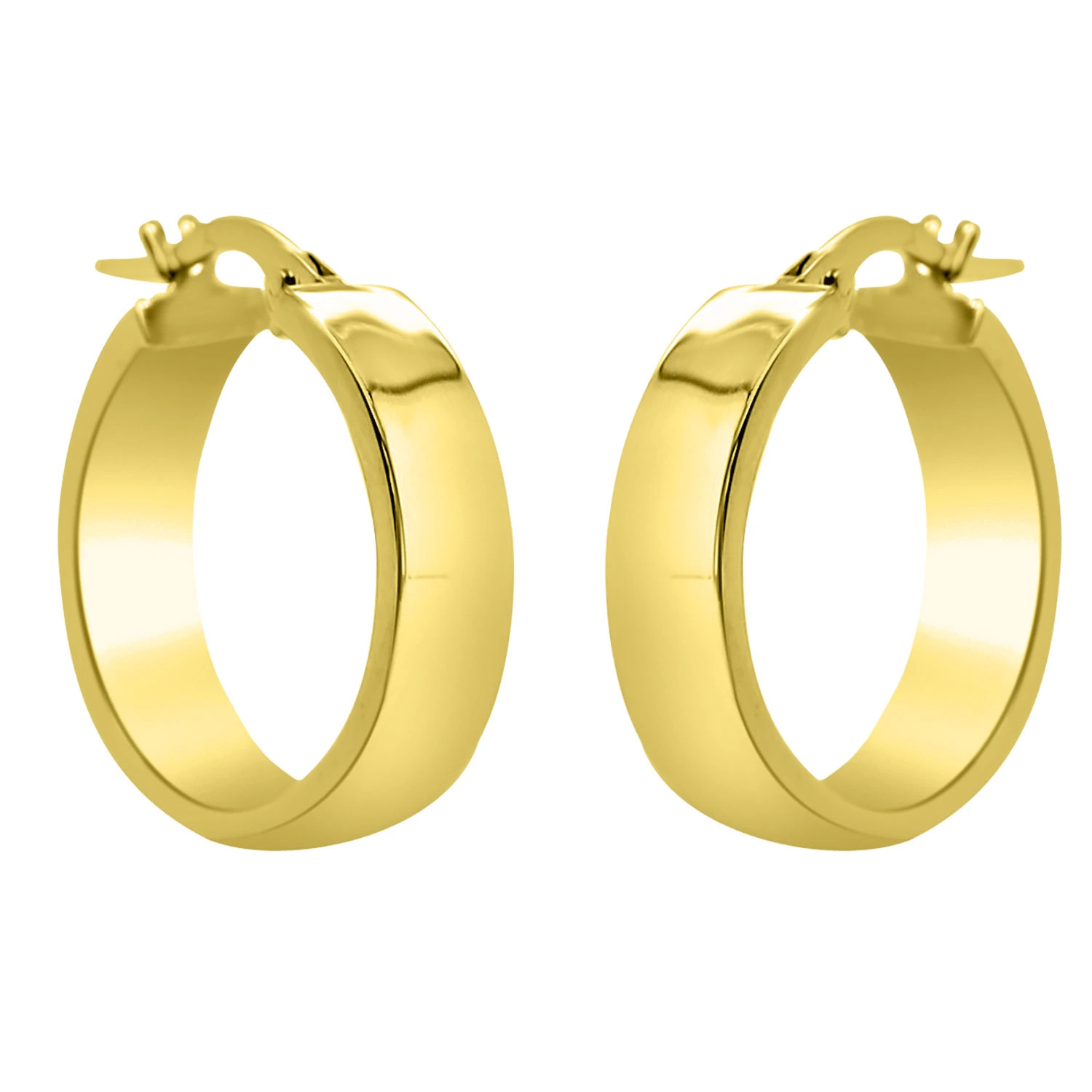 14K Italian Gold 20mm Hoop Earrings | Sam's Club