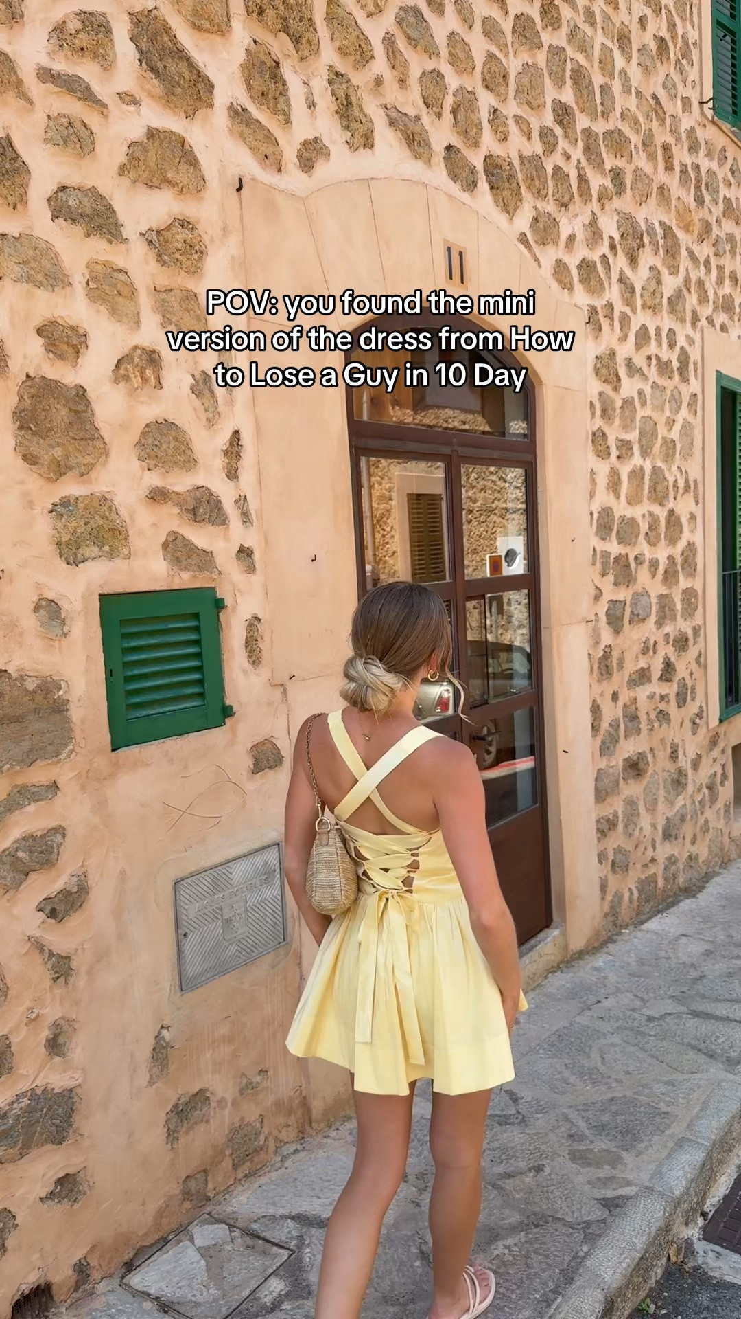 Gorgeous Yellow Mini Dress