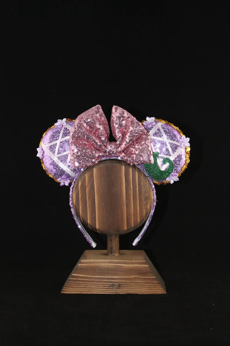 Tangled Inspired Mouse Ears, Rapunzel Mickey Ears, Tangled Ears - Etsy | Etsy (US)