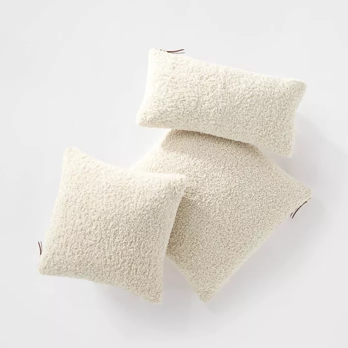 Boucle Throw Pillow with Exposed Zipper – Threshold™ designed with Studio McGee | Target