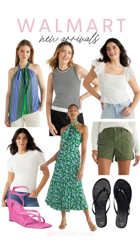 Walmart new arrivals!

Tank top, white tshirt, midi dress, heels, flip flops. Blouse, jean, wide leg jeans 

#LTKSeasonal #LTKfindsunder50 #LTKstyletip