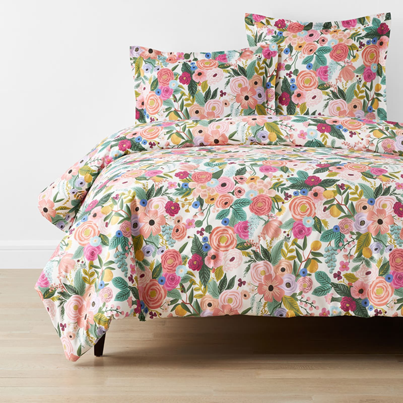 Rifle Paper Co. Garden Party Percale Duvet Cover | The Company Store | The Company Store