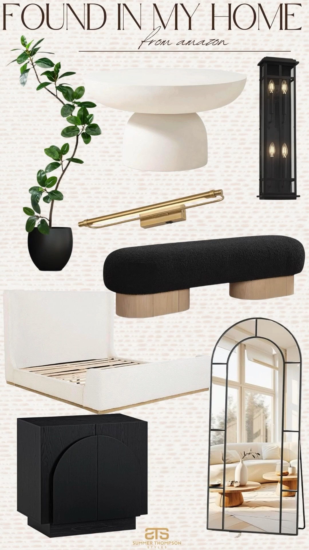 Amazon furniture found in my home! 

Bench. Gallery light. Faux plant. Full length mirror. Sconce light. Coffee table. Bed. Cabinet. Modern home. Amazon home decor  #LTKFindsUnder100 



#LTKHome