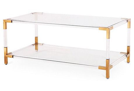 Havenhurst Coffee Table, Gold | One Kings Lane