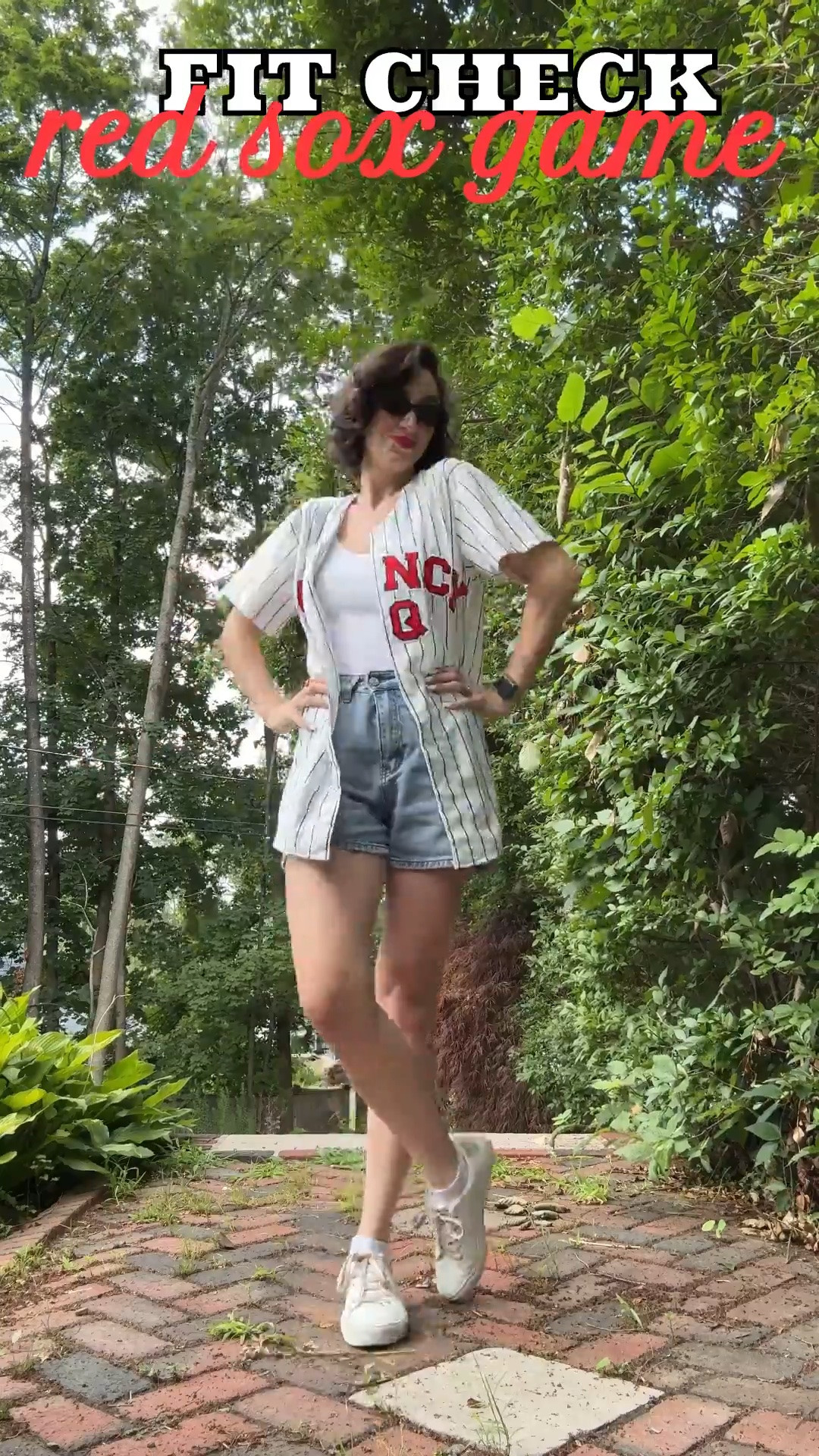 The outfit I’m actually wearing to the Red Sox game ⚾️❤️

Keeping it classic, comfortable, and easy to walk around Fenway in:
• vintage-inspired baseball jersey (diyed this with iron on letters!) 
• white tank
• high-rise denim shorts
• comfy white sneakers
• black sunglasses
• everyday gold jewelry

Cute enough for photos, comfortable enough for 9 innings. 🤍

Everything is linked here!

Red Sox outfit • baseball game outfit • Fenway Park outfit • baseball jersey outfit • summer outfit • denim shorts • white sneakers • casual summer style • New England summer • game day outfit • classic style • French-inspired style

#LTKdayinmylife #LTKootd