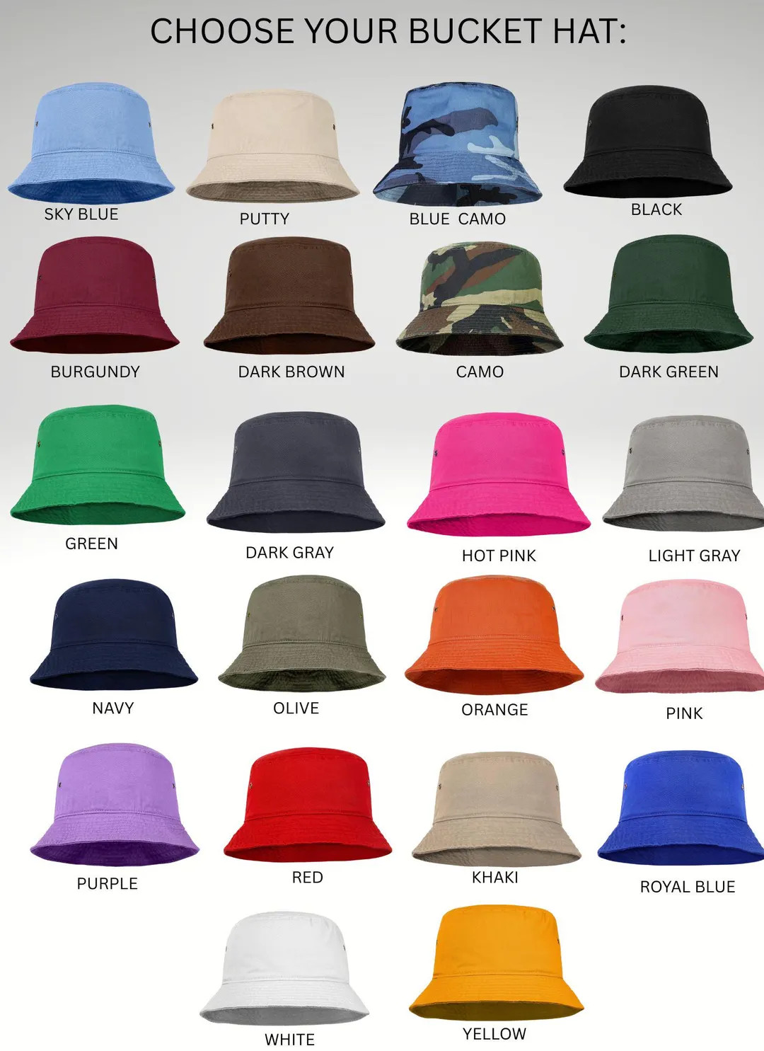 Customized Bucket Hats - Etsy | Etsy (US)