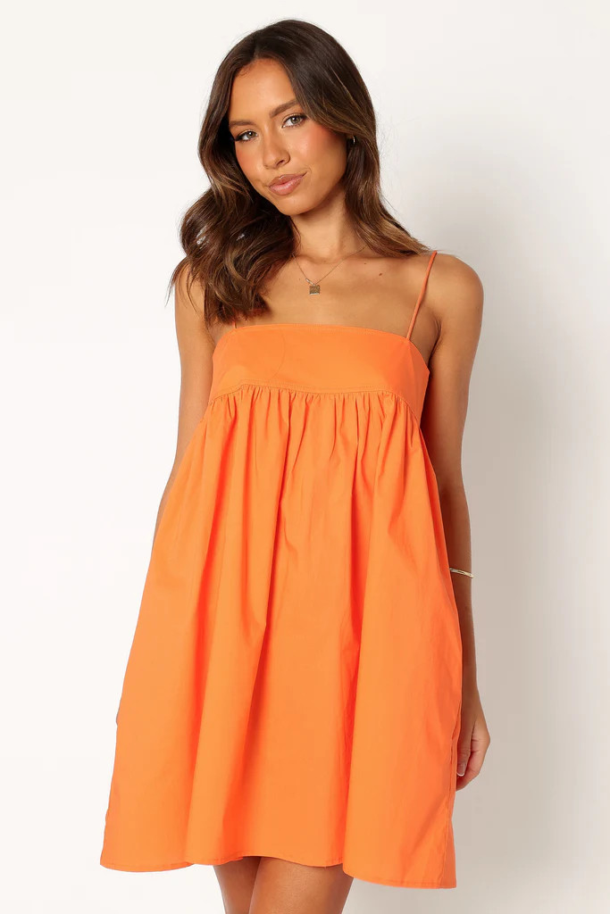 Serina Mini Dress - Orange | Petal & Pup (US)