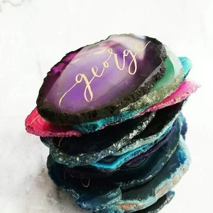 100 Bulk Wholesale AGATE SLICES for Escort Cards #1 | Etsy (US)