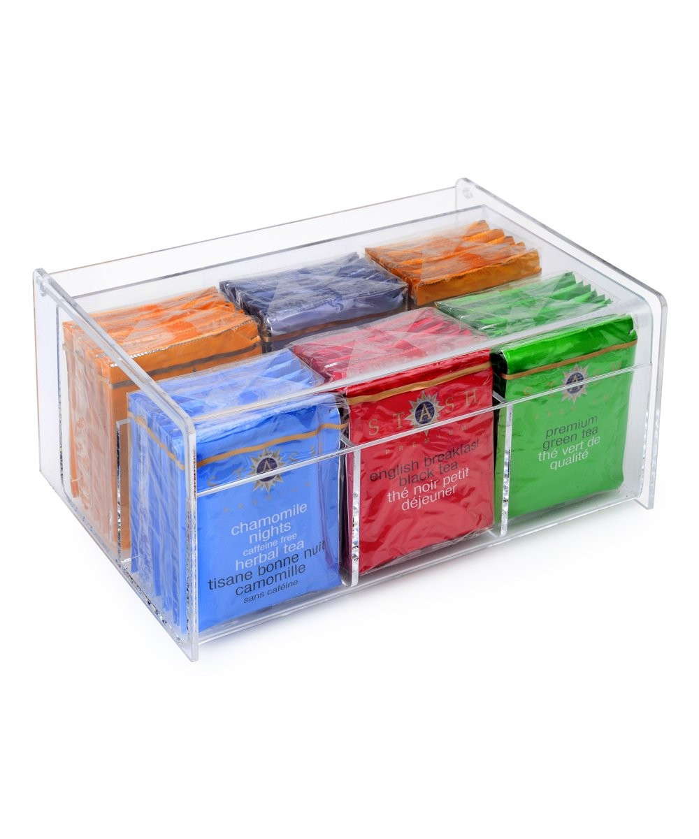 Home It Food Storage Containers - Clear Tea Bag Case | Zulily