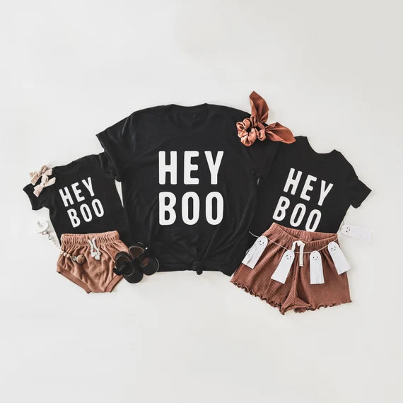 Ready to SHIP TODAY  Hey Boo Tee  Matching Family Halloween | Etsy | Etsy (US)