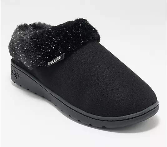 Muk Luks Cozy Slippers w/ Faux Fur Lining - Nony Ann - QVC.com | QVC