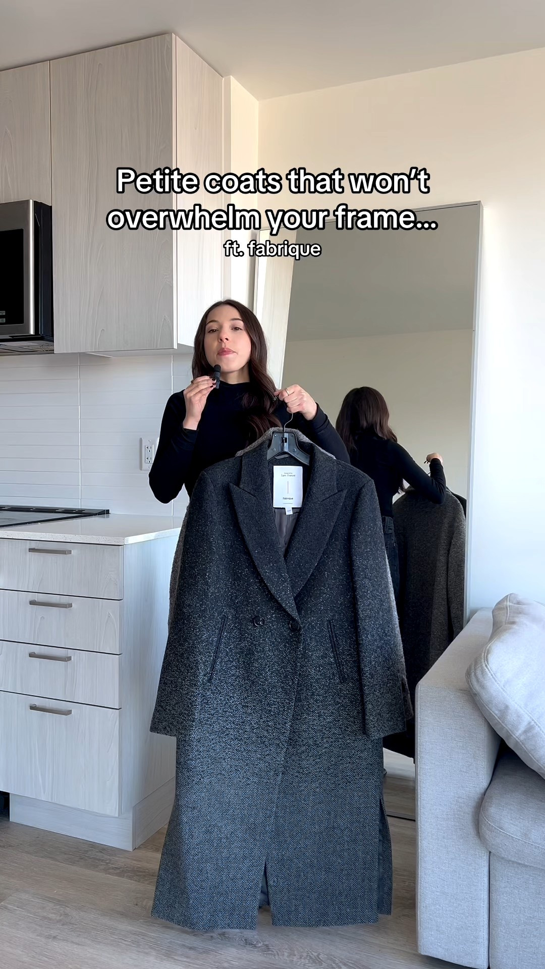 I found four petite-friendly coats from Fabrique, one of my favourite brands for petite sizing - it makes such a difference. The sleeves fit perfectly, and each coat is thoughtfully tailored to flatter petite proportions. Use code “petite15” for 15% off. 

The first coat is a long, straight style made from 100% merino wool tweed. It features peak lapels that frame the face beautifully, and I love the gradient herringbone design - it adds a unique touch. I’m wearing size XS/P.

The second coat has a relaxed, straight silhouette with three horn buttons. It’s made from merino wool knit, which feels incredibly soft and slightly more casual than the first coat. I’m wearing size XS/P.

The third coat is a belted, leather-trimmed pea coat with an oversized hood. The belt helps define the waist and elongate the legs - perfect for petites. It’s crafted from merino camel double-face wool. I’m wearing size XS.

The last coat is a faux suede jacket with a cropped, oversized fit. The fabric is smooth and soft, giving it an elevated twist on a classic suede jacket. I’m wearing size XS/P.


#LTKfall #LTKwinter #LTKpetite