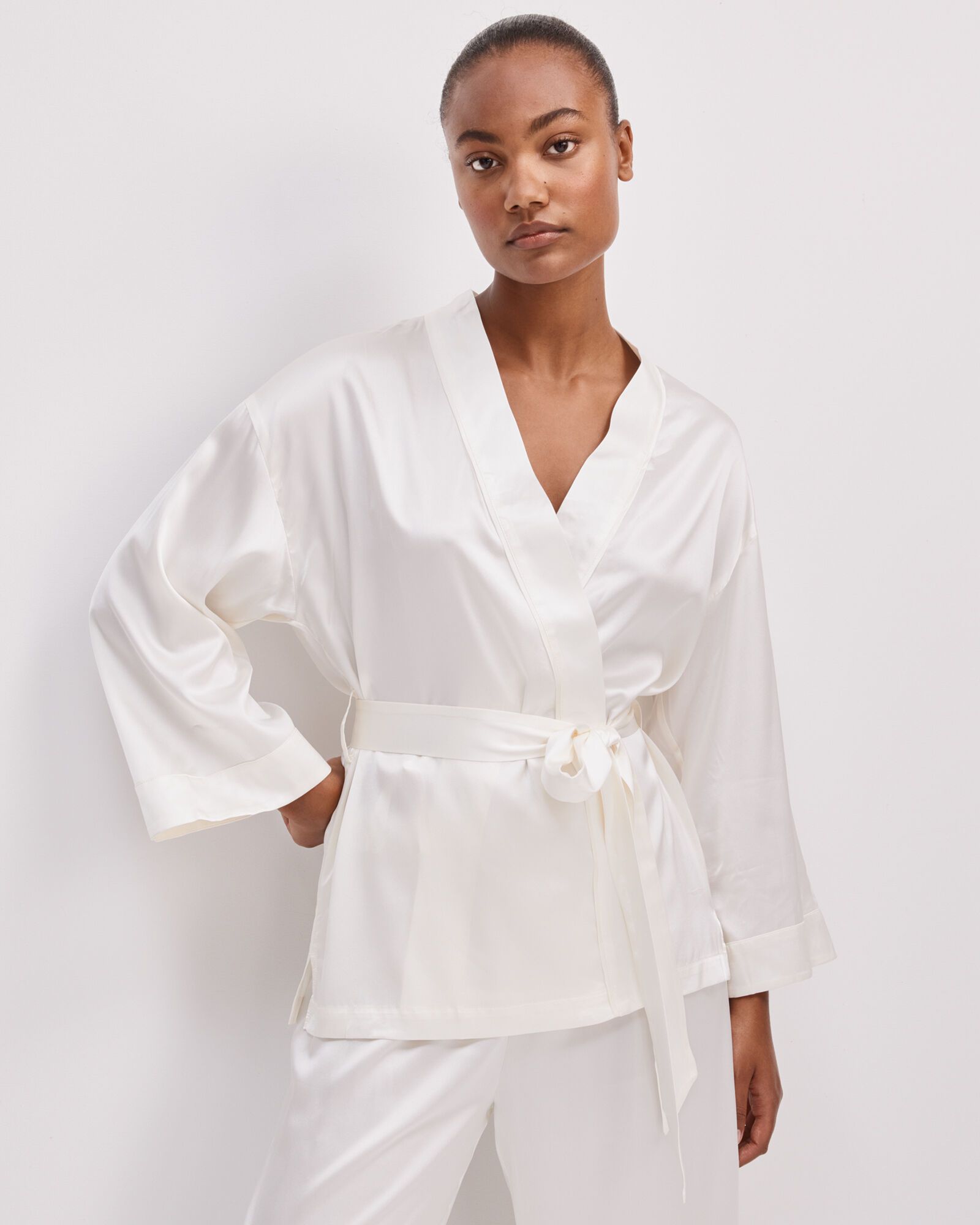 Washable Silk Wrap Top | Haven Well Within