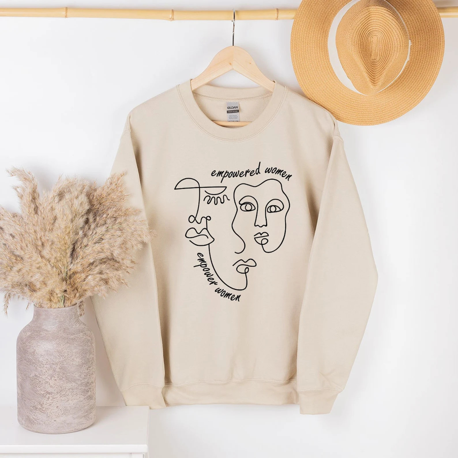 Feminist Sweatshirt Empowered Woman Sweatshirt Woman Empower | Etsy | Etsy (US)