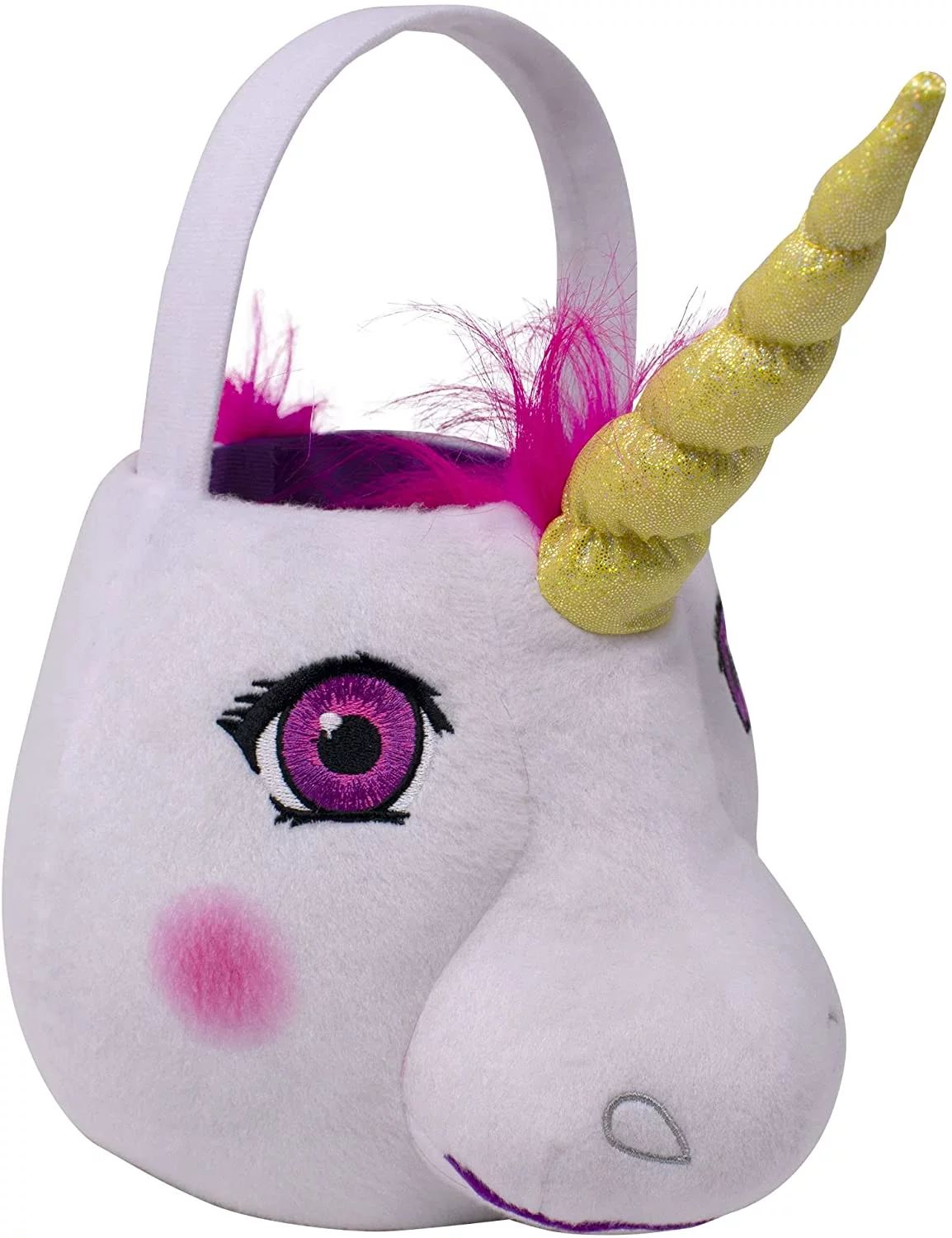 Unicorn Medium Plush Easter Basket, Multi - PG01553 | Walmart (US)