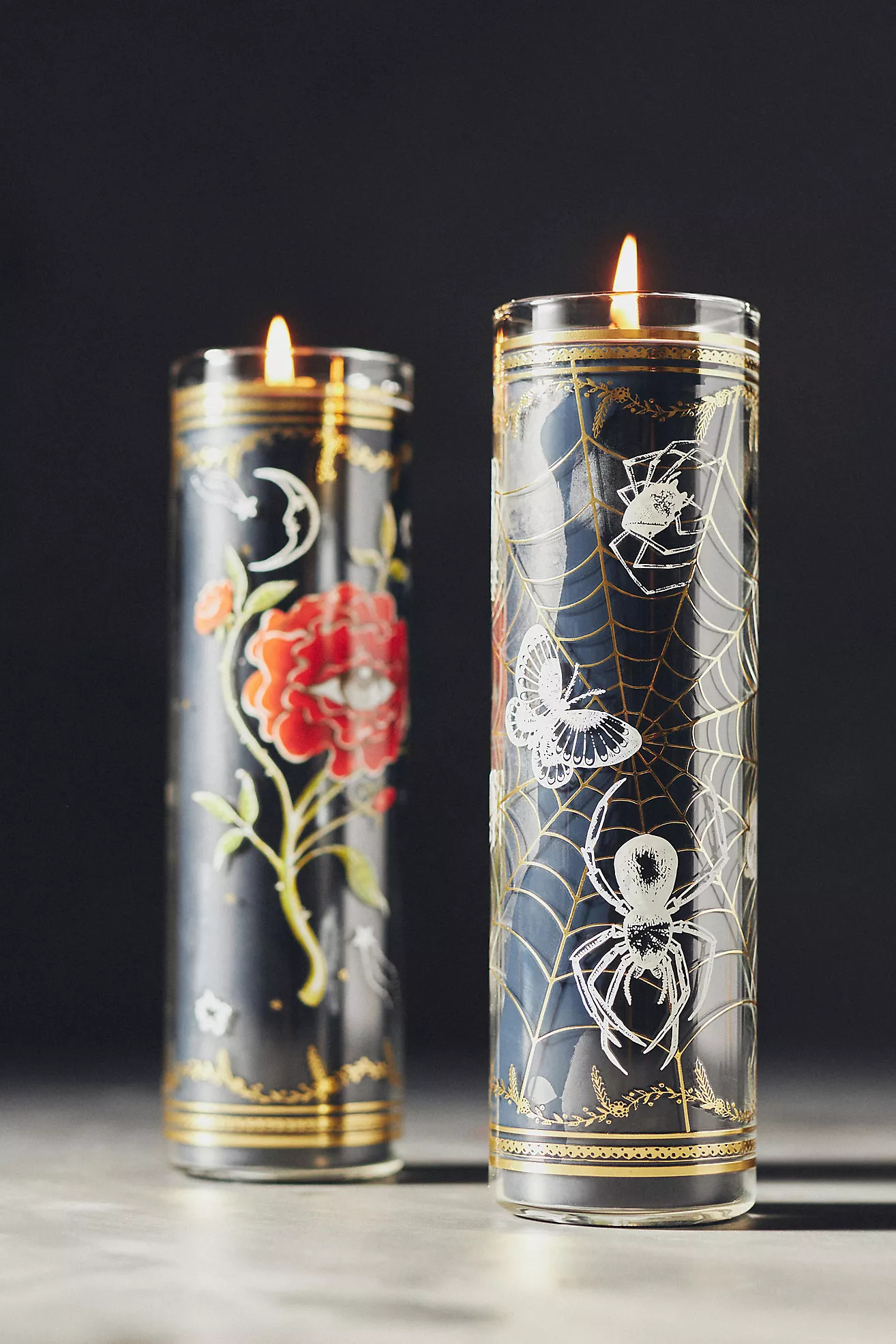 Florence Balducci Woody Violet Cypress Glass Candle | Anthropologie (US)