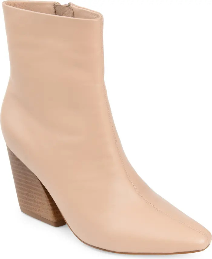 Journee Signature Hydra Leather Bootie | Nordstrom | Nordstrom