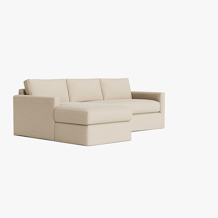 Macy Slipcover Chaise Sectional | McGee & Co. (US)