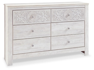 Paxberry 6 Drawer Dresser with Medallion Detail | Ashley Homestore