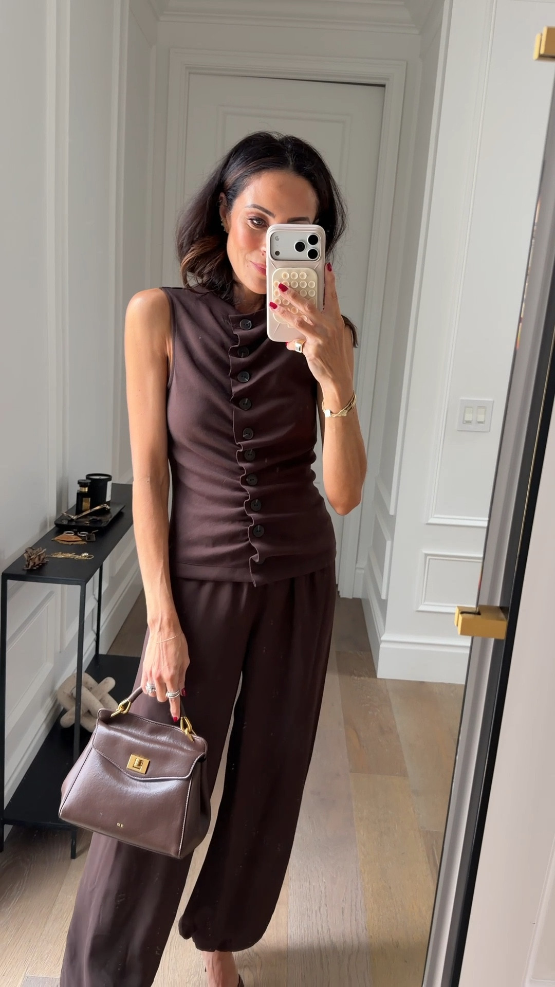 No this isn’t a set but showing you how you can instantly make an outfit feel elevated by using the monochrome rule. Different fabric + different textures + keep it tonal= polished chic! @Anthropologie #AnthroPartner 

#LTKSeasonal #LTKOver40