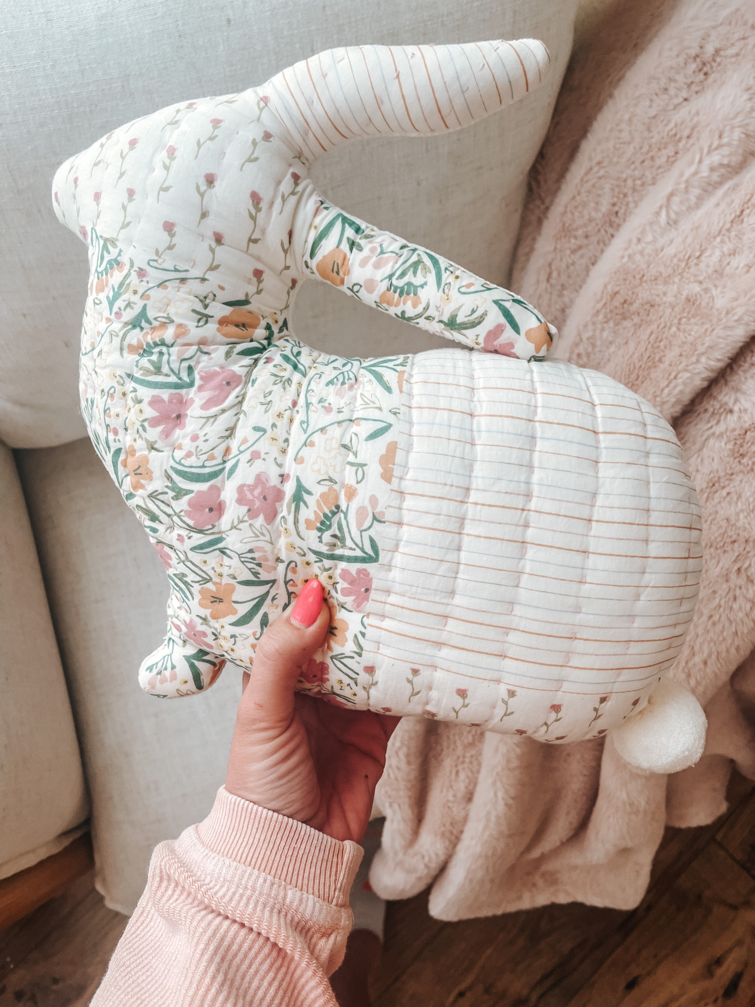 brought home the cutest bunny pillow for spring & Easter 

#LTKunder50 #LTKFind #LTKSeasonal