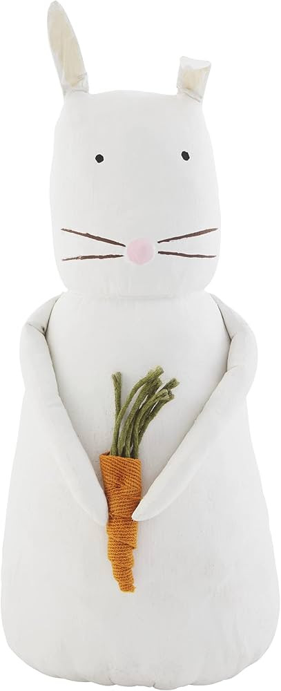 Mud Pie Painted Bunny Fabric Sitter, Large, 12" x 6" | Amazon (US)