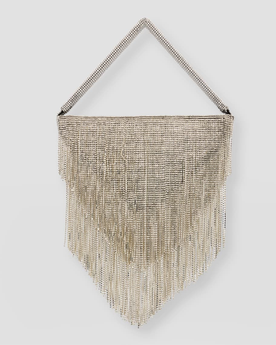 Retrofete Kinsley Fringe Crystal Shoulder Bag | Neiman Marcus