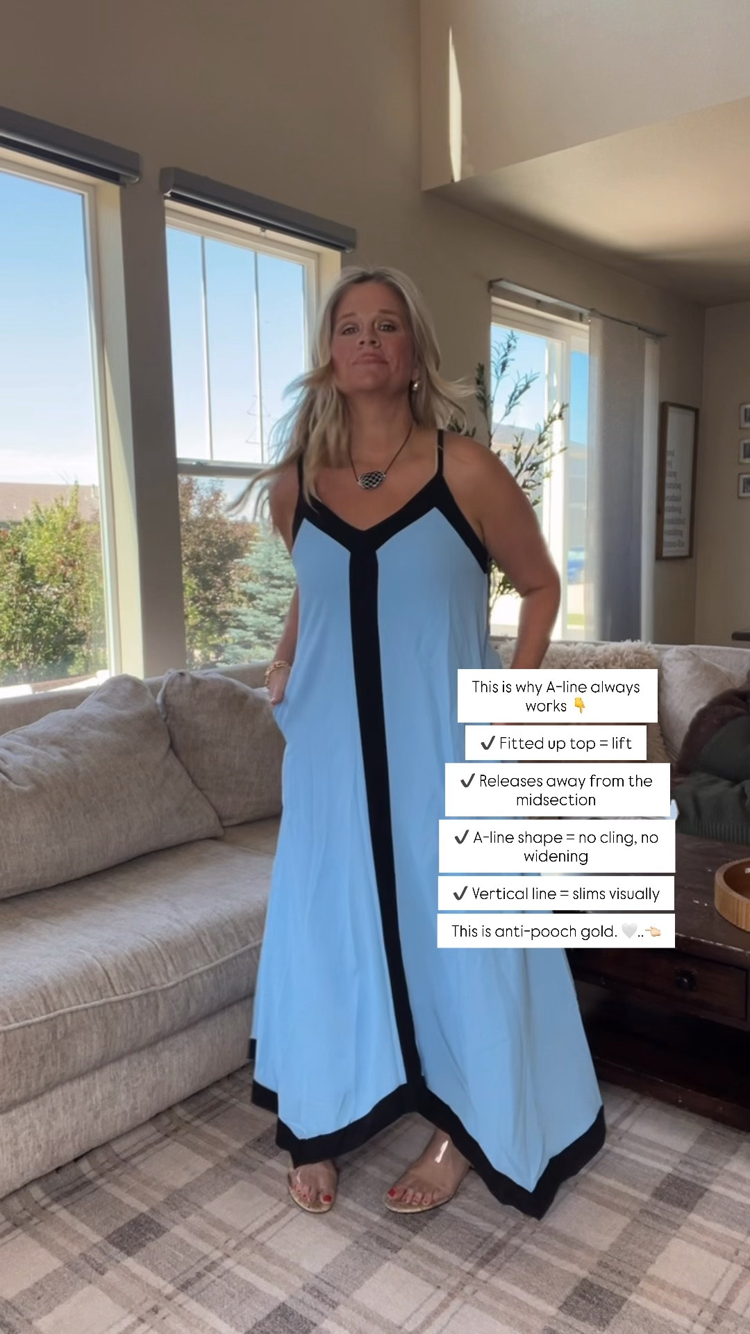 ✨Tap the bell, save and ❤️ for over 40 fashion, midlife style, midsize fashion and luxury looks for less. 

I bought thousands of dollars of clothes last month.

Most made me feel hotter, wider, or frumpier.

These are the pieces that didn’t.

The ones I actually wore.
The ones I’d buy again.
The ones that earned a permanent spot in my closet.

Midlife-approved.
Belly-friendly.
Summer-ready.

👑 Helping you look good, feel good.-Lindsey Denver   Check back daily for belly-friendly style, confidence, and Outfit Physics™.

#LTKOver40 #LTKMidsize #LTKPlusSize

Comment SHOP below to receive a DM with the link to this post on my LTK ⬇ https://liketk.it/6g25d