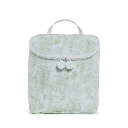TRVL Design Bunny Toile Insulated Lunch Bag in Green at Nordstrom | Nordstrom
