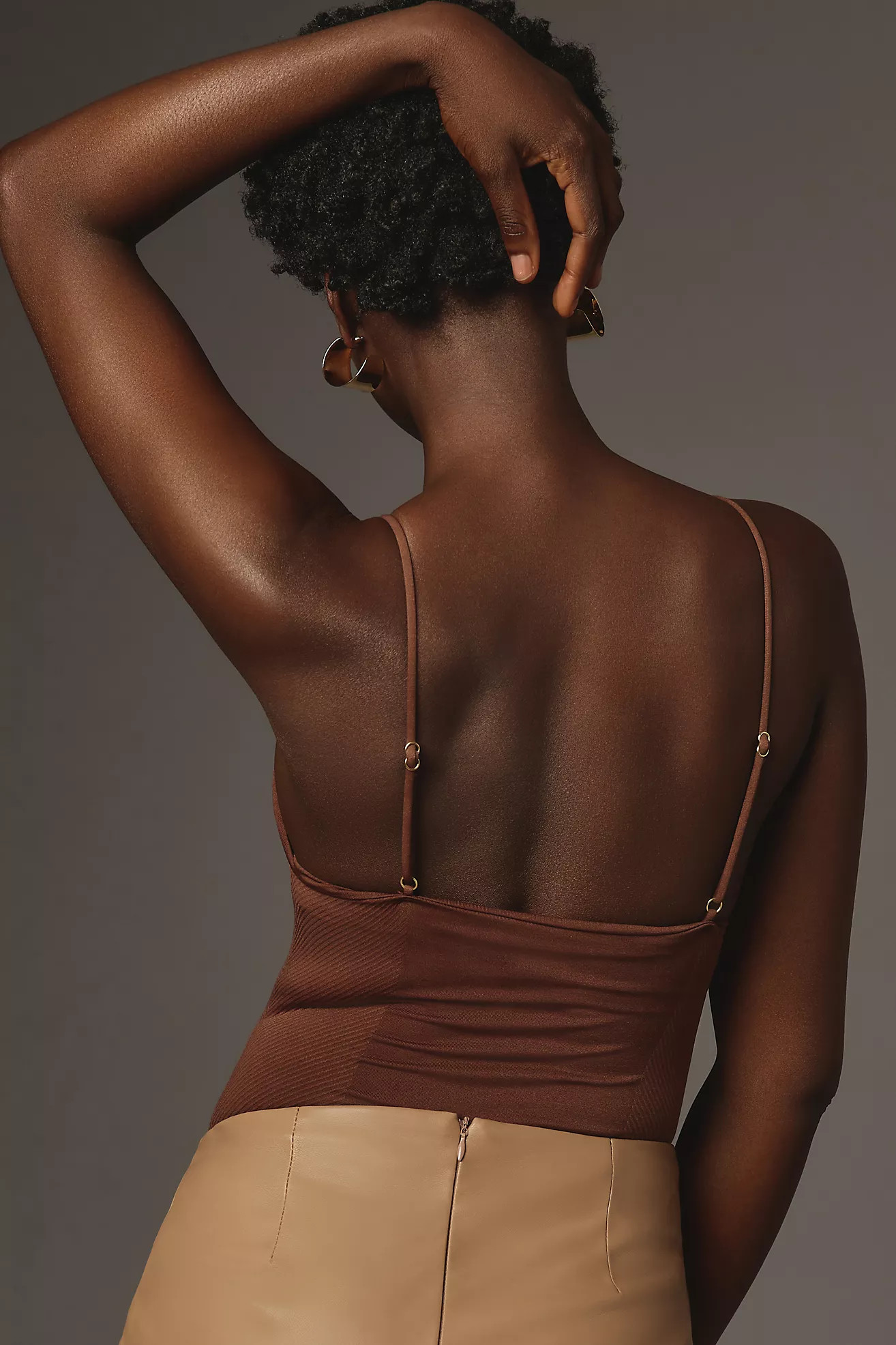 The Renna Seamless Square-Neck Bodysuit | Anthropologie (US)