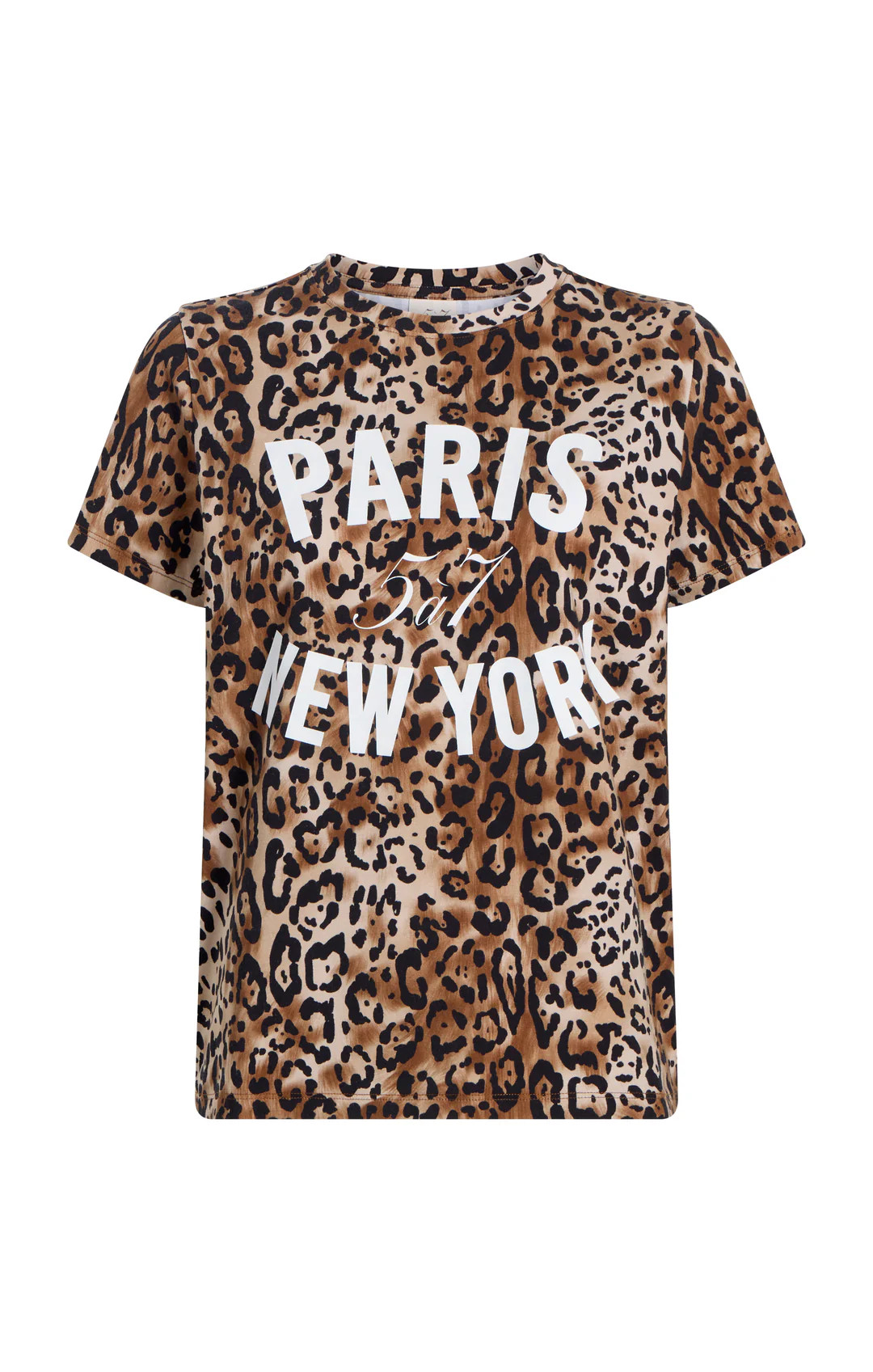 Leopard Paris NY Tee | Cinq à Sept