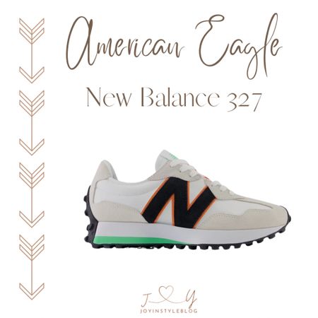 New Balance 327 sneakers / American Eagle / tennis shoes 

#LTKshoecrush #LTKfindsunder50 #LTKover40