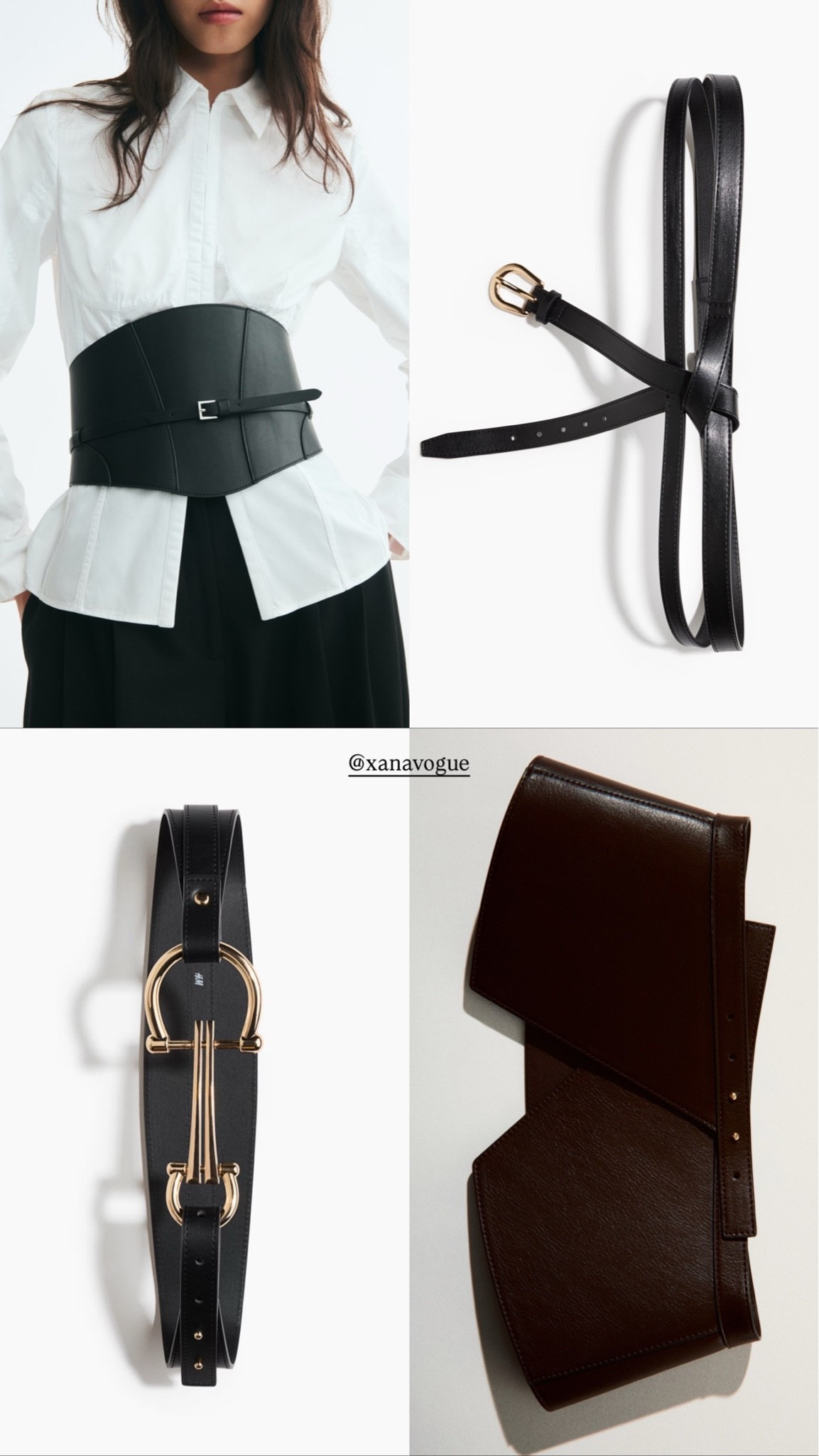TREND ALERT | Statement Belts You Don’t Want to Miss 🖤

The easiest way to instantly elevate any outfit. These H&M statement belts are absolute wardrobe must-haves. From sleek double-strap designs and bold gold hardware to sculptural wide waist belts in black and rich chocolate brown. Perfect for cinching oversized blazers, defining the waist over shirts, dresses and knitwear or adding a sophisticated finishing touch to your favorite fall looks. One accessory can completely transform an outfit!

🔎 H&M statement belts, wide waist belt, double strap belt, black leather look belt, chocolate brown belt, gold buckle belt, fall fashion accessories, quiet luxury style, elegant outfit accessories