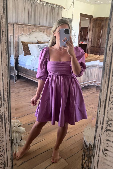 Abercrombie purple dress! Wearing small! Sooo cute! And they’re having 15% off! 

#LTKunder100 #LTKstyletip #LTKSale