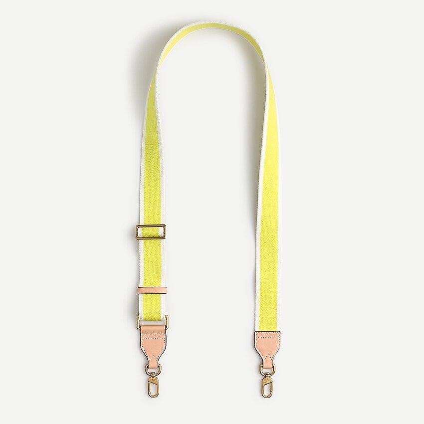 Contrast-edge woven bag strap | J.Crew US