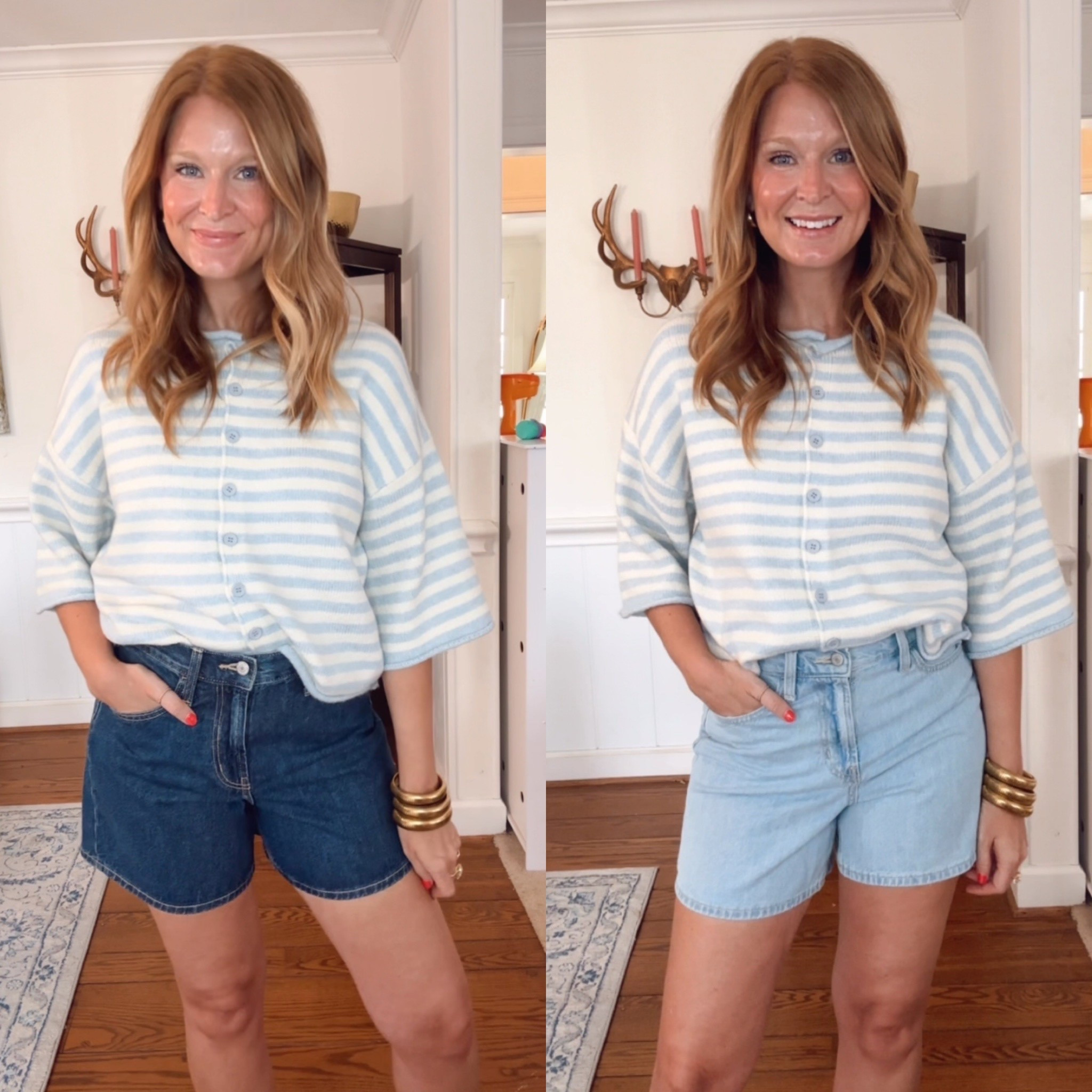 Love these old navy shorts! 5” inseam. In size 6. 