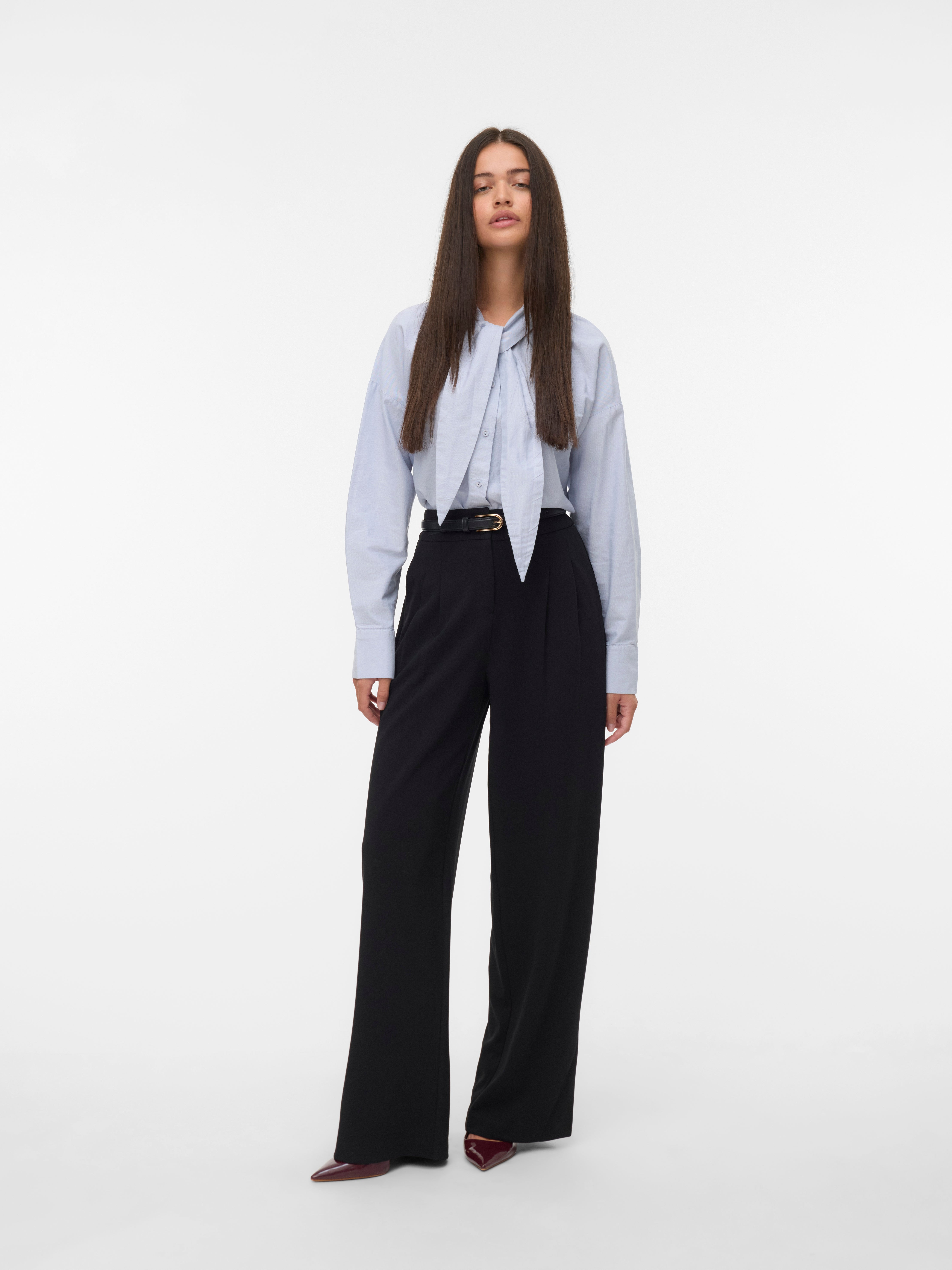 VMEDA Mid waist Broek | Vero Moda