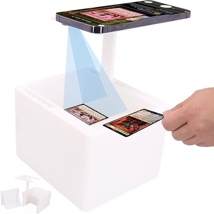 TCG Trading Card Scanner Stand - MTG Trading Cards Scanner 3D Printed Phone Holder, Compatible wi... | Amazon (US)