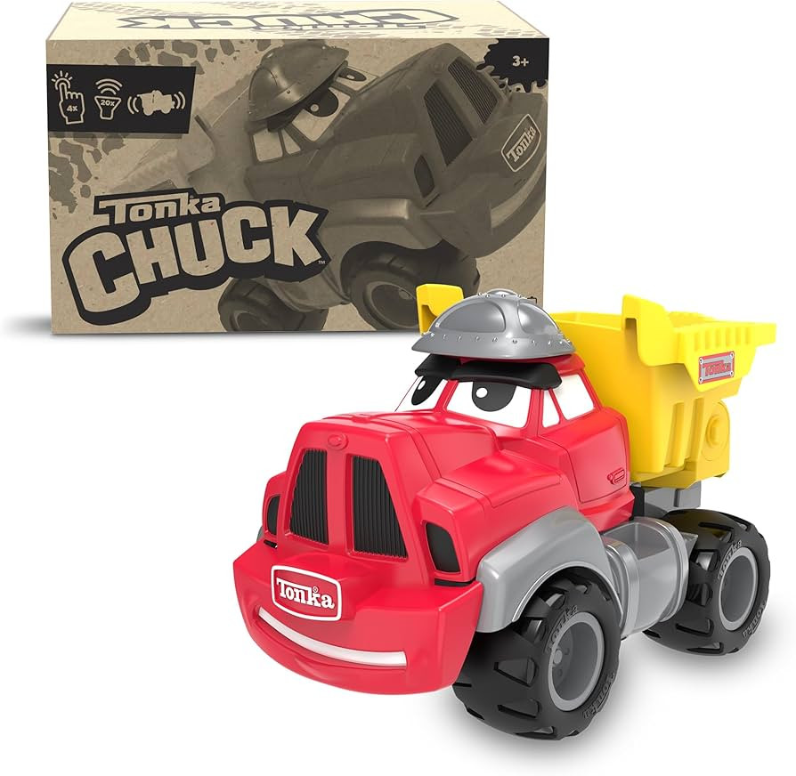Tonka Chuck Talking Interactive Truck, Over 20 Sounds and Phrases, Ages 2+ | Amazon (US)
