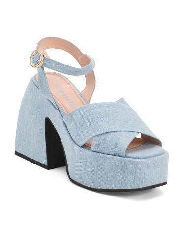 Bulla Joni Platform Sandals for Women | Leather/Textile | Marshalls