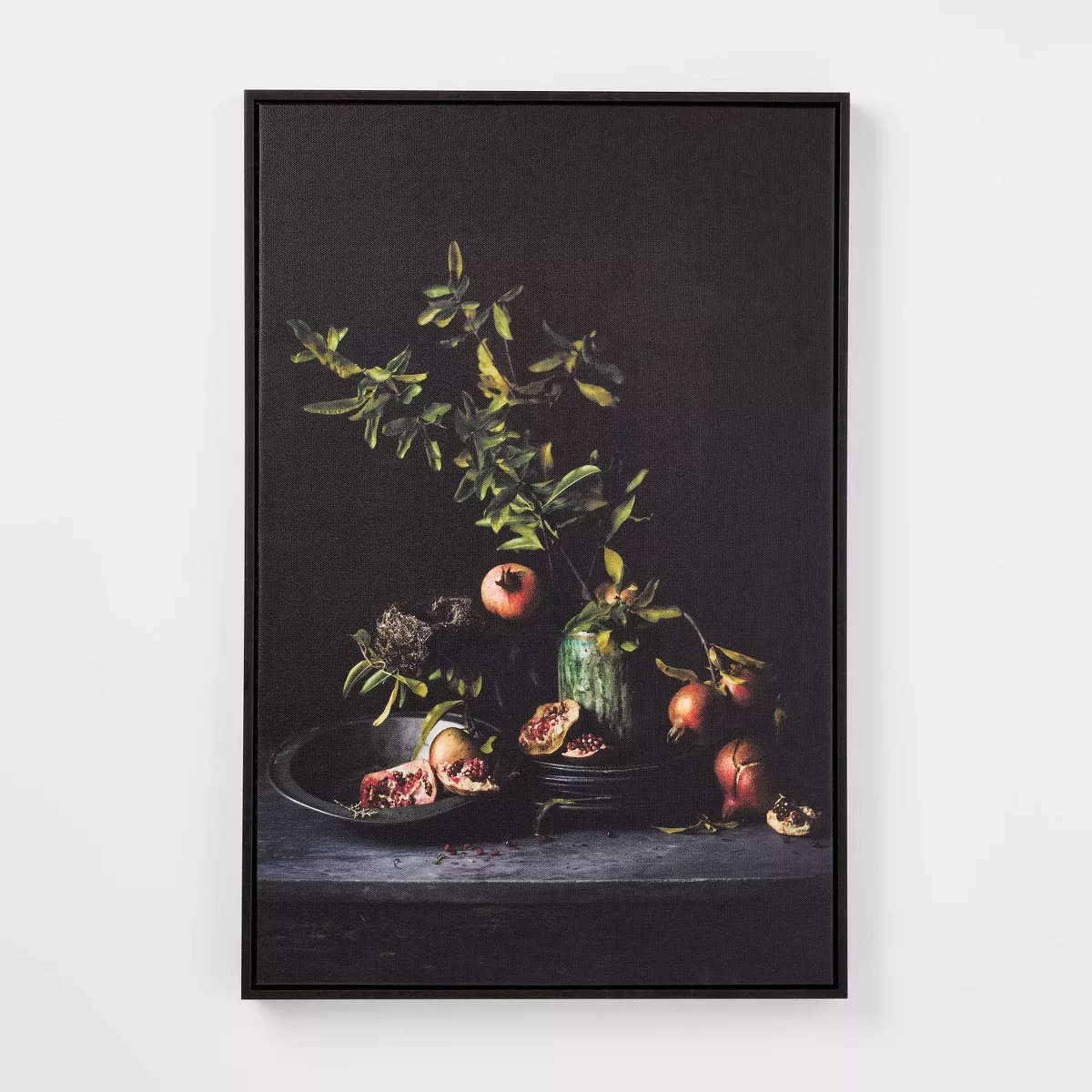 16"x24" Dark Floral Framed Wall Art - Threshold™ designed with Studio McGee | Target